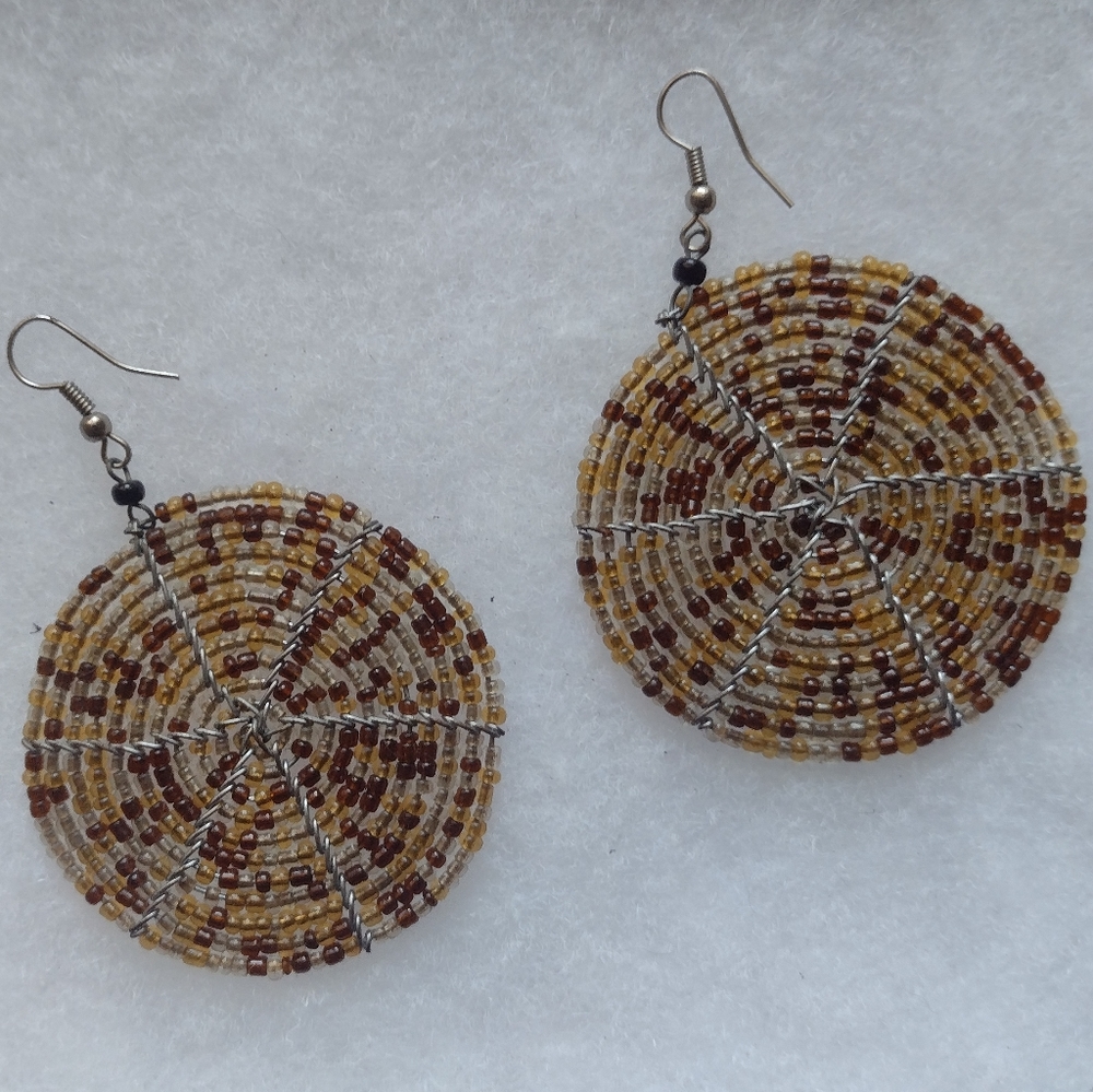 Beaded Earrings - Handcrafted